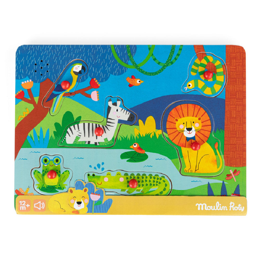 Puzzle sonoro in legno - Dai 12 mesi
