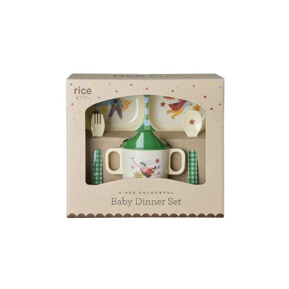 Set pappa in melamina 4 pezzi - Hero Print