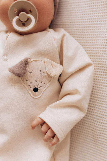 Tutina con piedini French Terry - Cotone organico GOTS