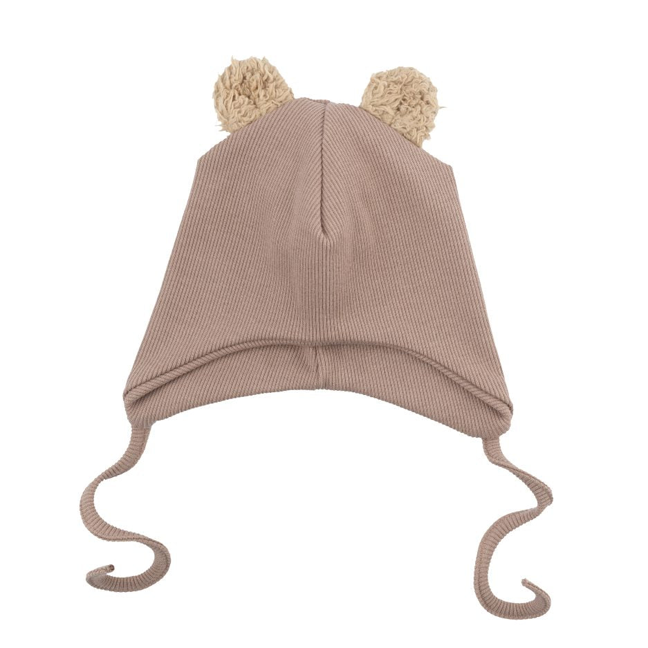 Cappellino con orecchie Teddy - Cotone organico
