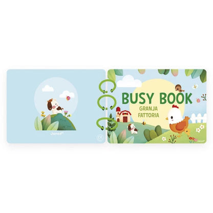 Libro Multi-Attività in Cartone FSC® 'Fattoria da Scoprire' (20 Pagine)