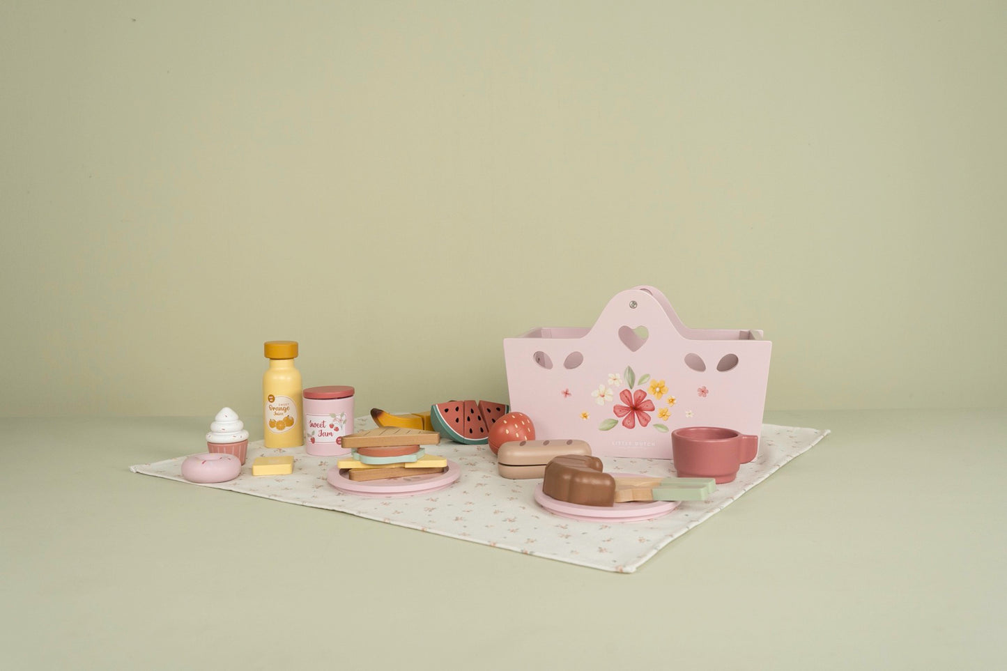 Set in legno per picninc - Composto da 31 pezzi