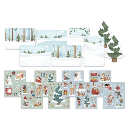 Stickers storia di Natale
