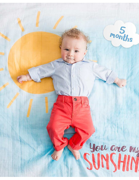 Kit primo anno - copertina swaddle in mussola di cotone