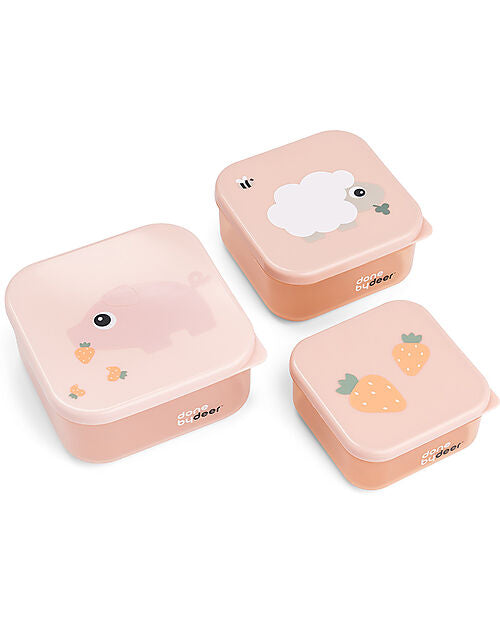 Set di 3 contenitori porta alimenti - Tiny Farm