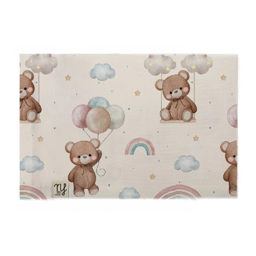 Mussola Neonato in 100% Bamboo Organico - Made in Italy - 90x70cm