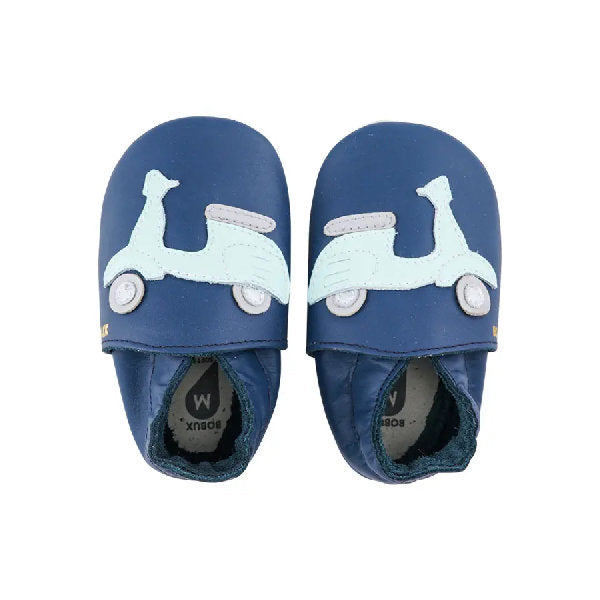 Scarpine Soft Sole Scooter Navy