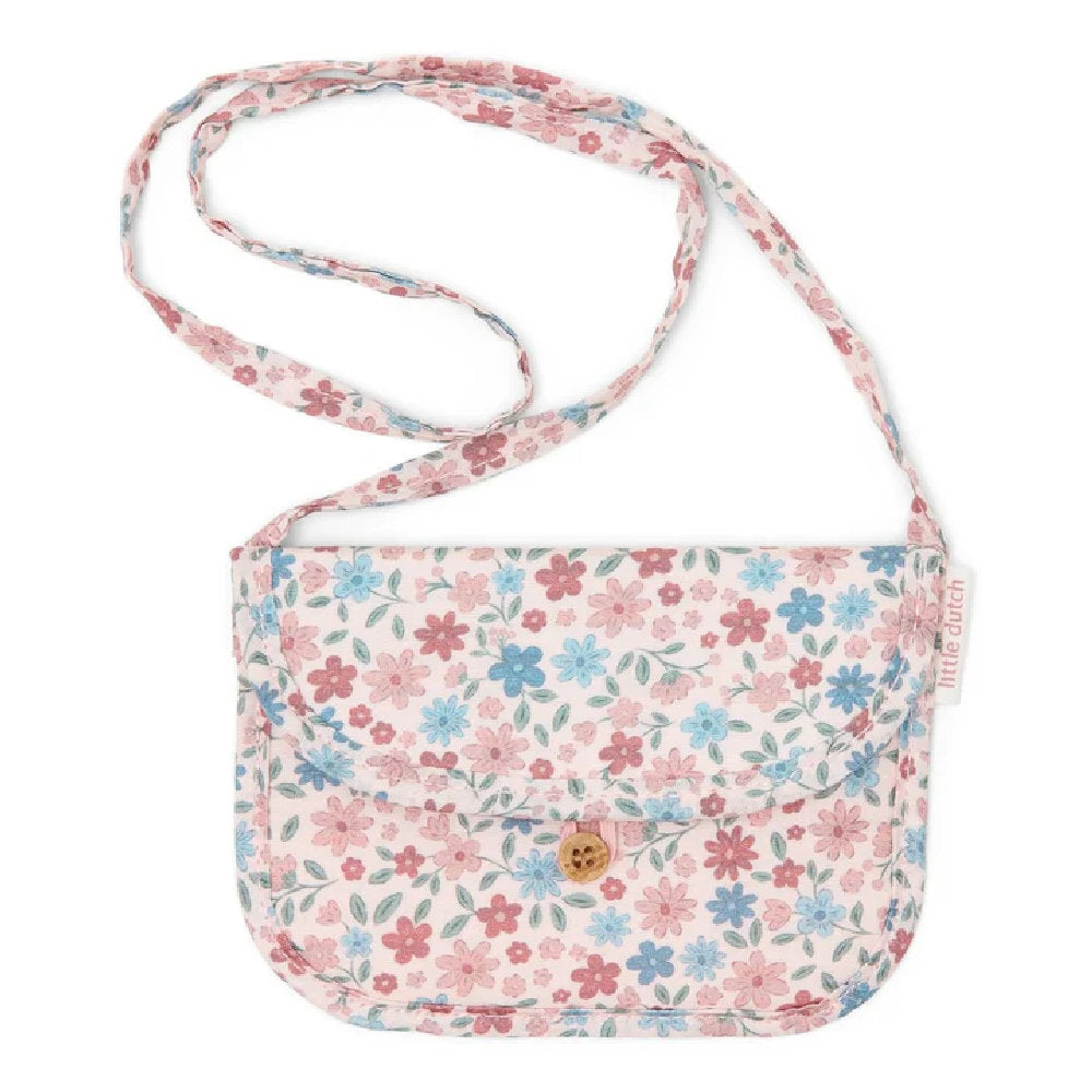 Borsetta per Bambina in Cotone Biologico - Stampa Meadow Flowers