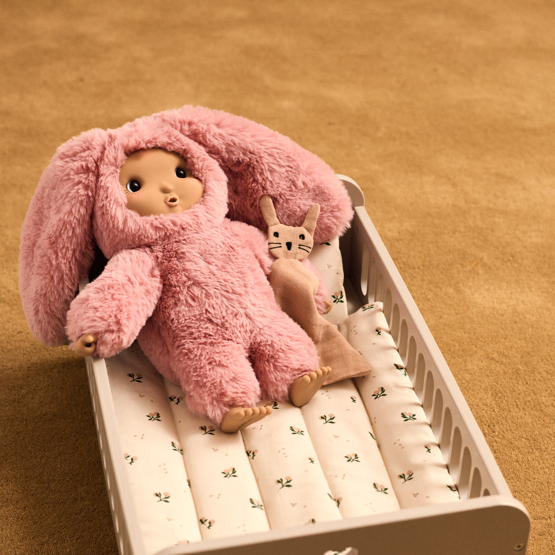 Set piumino e cuscino per Bambole Joan - in Cotone Biologico - Dai 3 Anni