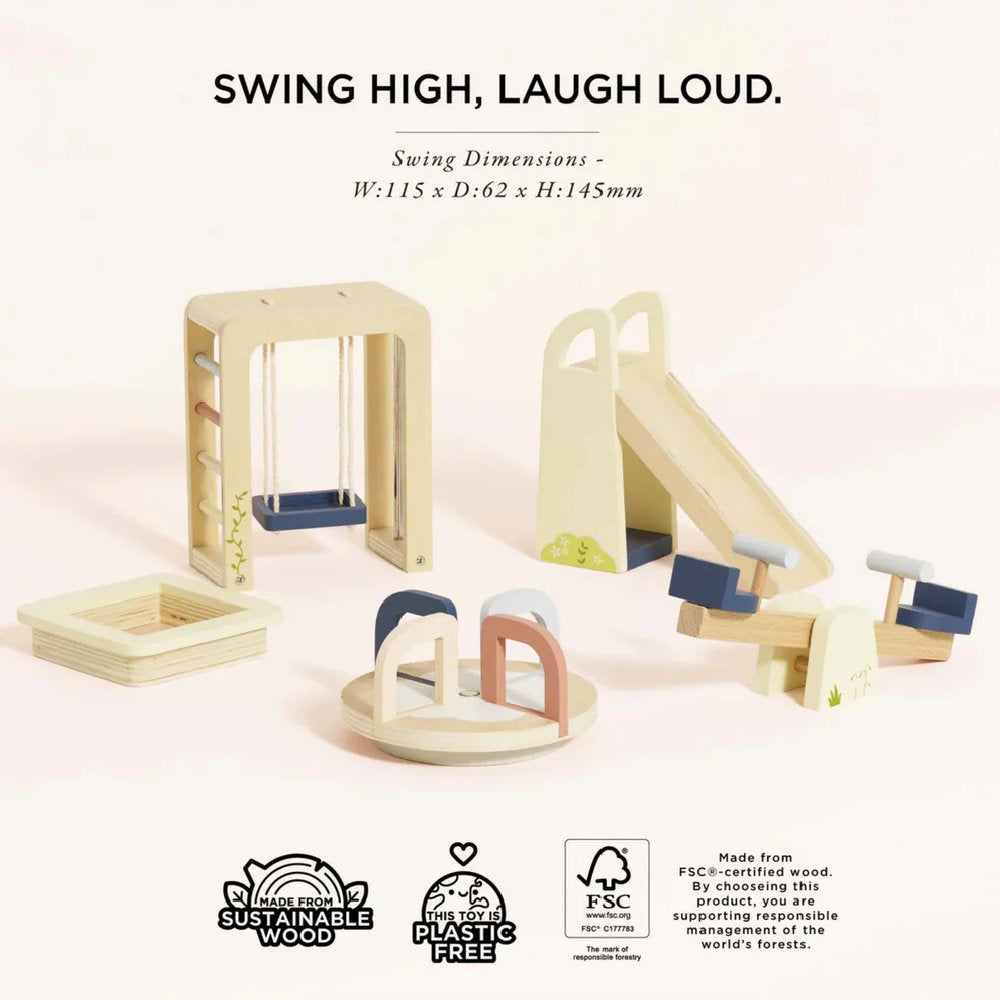 Set Parco Giochi all'Aperto in Legno Sostenibile Le Toy Van