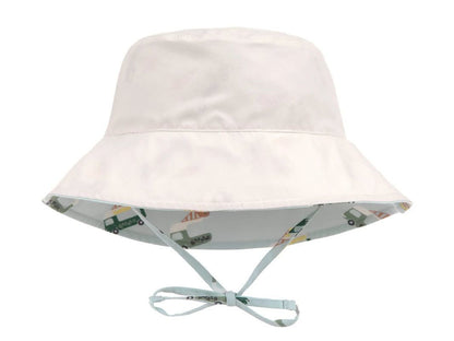 Cappellino estivo Reversibile con Laccetti (Protezione UV 80) - Ice Cream Truck Illusion Blue