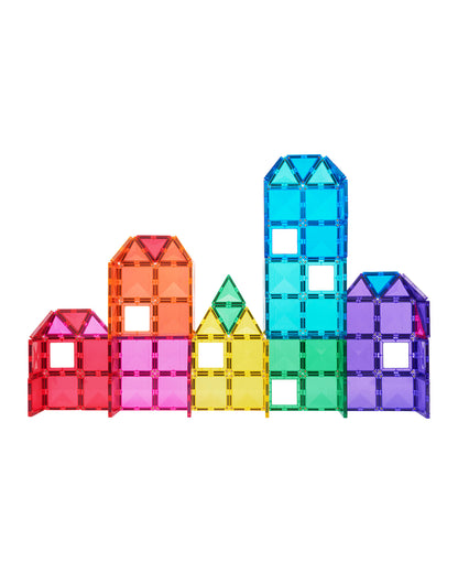 Set Costruzioni Magnetiche 'Creative Pack' 104 Pezzi Connetix Tiles (Linea Bright)