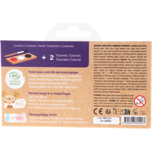 Set Truccabimbi Bio 3 Colori Spider - Certificato Cosmos Organic