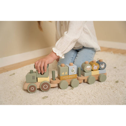 Trenino in legno Little Farm