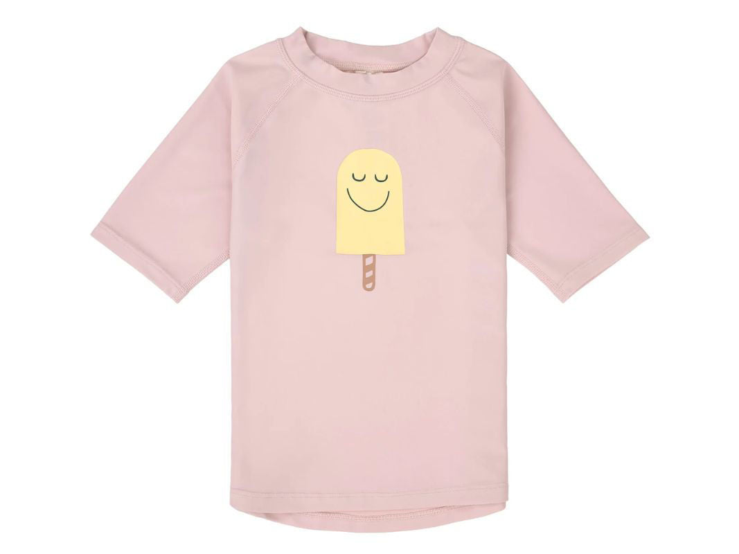 Maglia manica corta protezione UPF 60+ Popsicle Pale Pink
