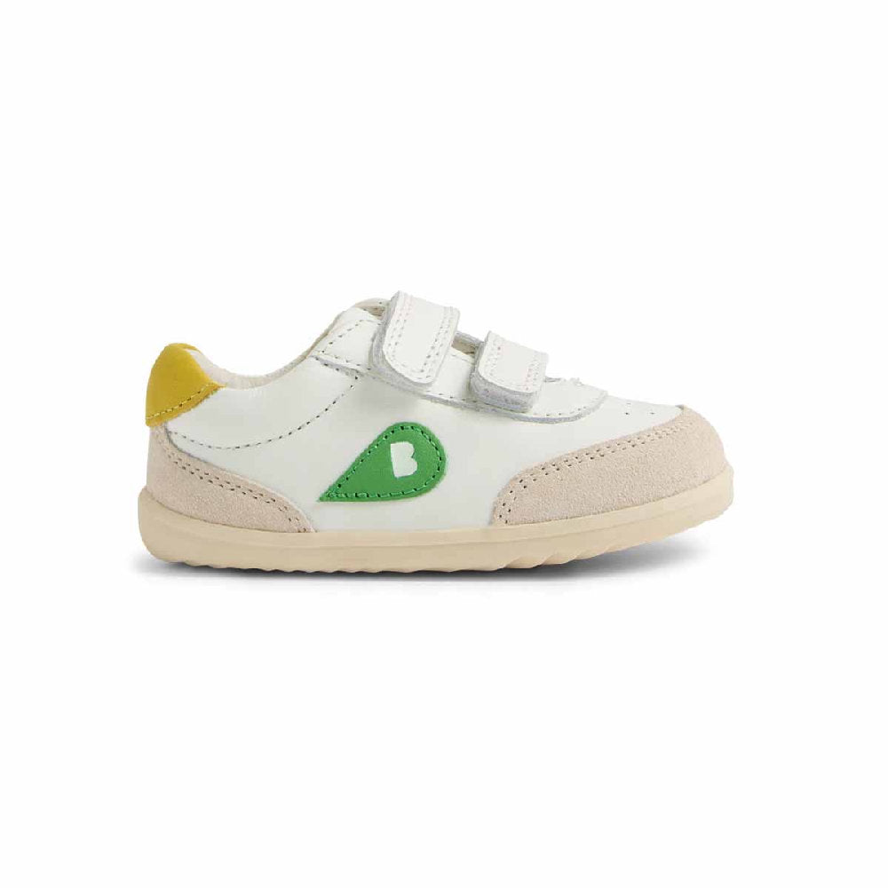 Scarpine Step Up Champ Chalk-White-Retro Green