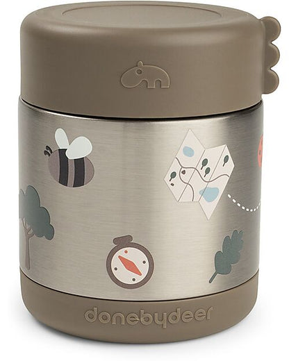 Contenitore Termico Porta Pranzo in Acciaio Inox 'Tiny Trails' (300ml)