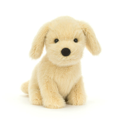 Peluche morbido Golden Puppy - Il Compagno di Passeggiate