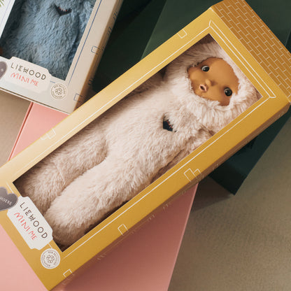 Bambola di Pezza e Peluche Phoebe l'Orsetta (in Shearling Riciclato GRS - 41 cm)