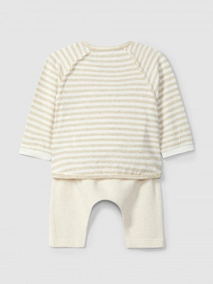 Tutina 2 pezzi - 85% Cotone e 15% Lino
