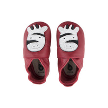 Scarpina Soft Sole Zebra rossa