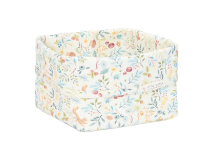 Cestino porta oggetti 15x15x15cm - 100% Cotone Bio