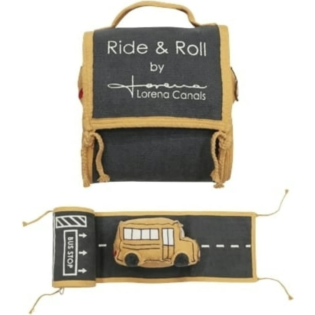 Borsa Ride&Roll Scuola Bus con pista Eco City