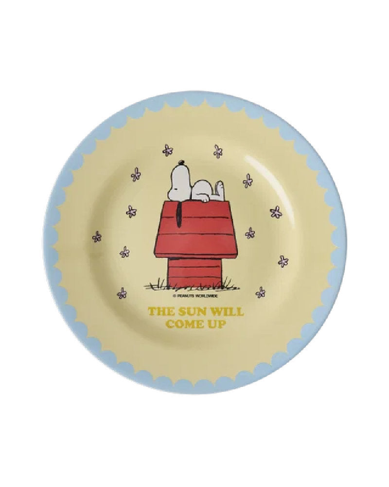 Piatto piccolo in Melamina Snoopy by Rice - Collezione Esclusiva Rice x Peanuts