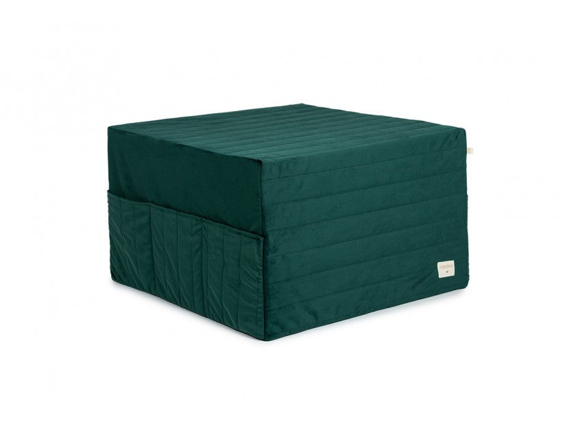 Pouf 3 in 1 Sleepover - 100% eco-velvet riciclato