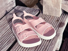 Ciabatte da spiaggia in gomma irky veg - old pink/white