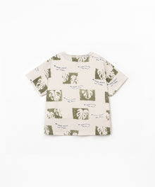 T-SHIRT DI MAGLIA CON STAMPA
