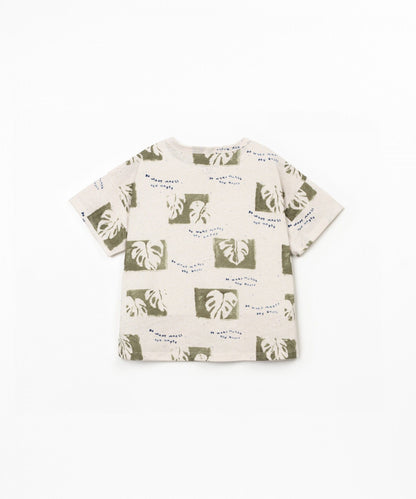 T-SHIRT DI MAGLIA CON STAMPA