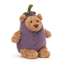 Peluche morbido bartolomeo melanzana