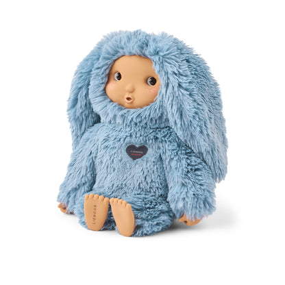 Bambola di Pezza e Peluche Rocco il Coniglio Vivace (in Shearling Riciclato GRS - 30 cm)