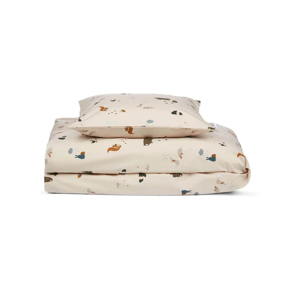 Set Copripiumino e federa Carmen 70x100 cm - 100% Cotone Biologico