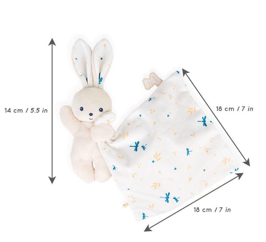 Doudou quadrato coniglio 17cm