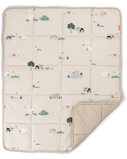 Tappeto Gioco Imbottito 100 x 80 cm - 100% Puro cotone