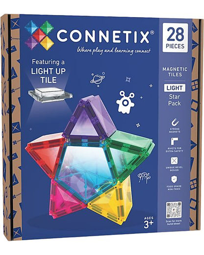 2 in 1 Set Costruzioni e Lampada Stella - 28 Pezzi - 100% Plastica ABS Atossica