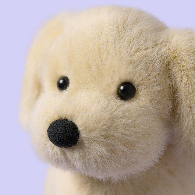 Peluche morbido Golden Puppy - Il Compagno di Passeggiate