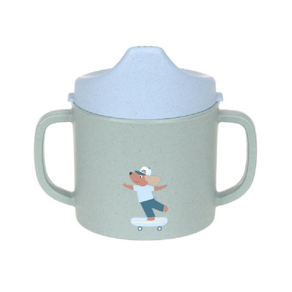 Tazza con beccuccio e manici - In cellulosa