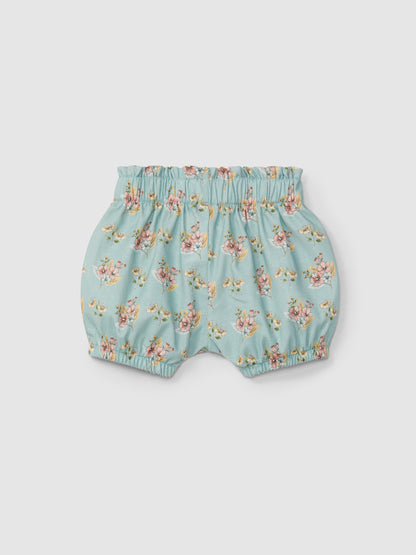 Pantaloncini pull-up con stampa floreale