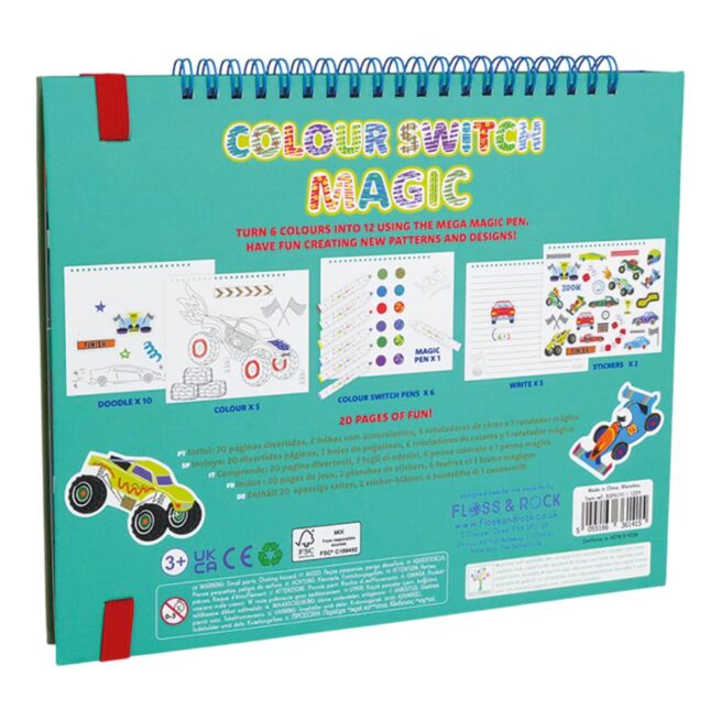 Libro da colorare Switch Magic  - Trasforma 6 colori in 12!