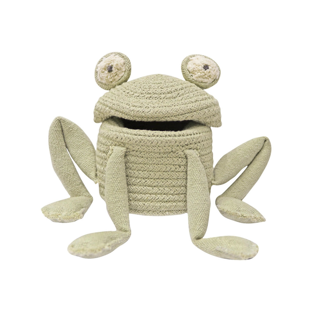 Contenitore porta oggetti Fred la Rana - 15x15x15cm