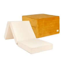 Pouf 3 in 1 Sleepover - 100% eco-velvet riciclato