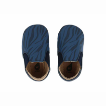 Scarpine Soft Sole Zebra Navy