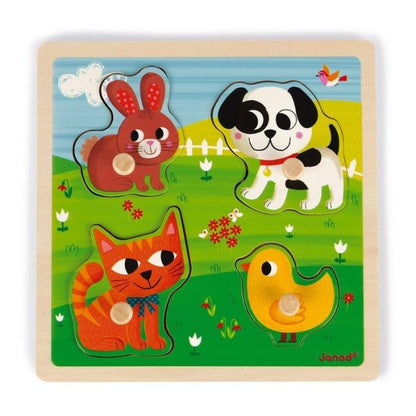 Puzzle tattile ad incastro