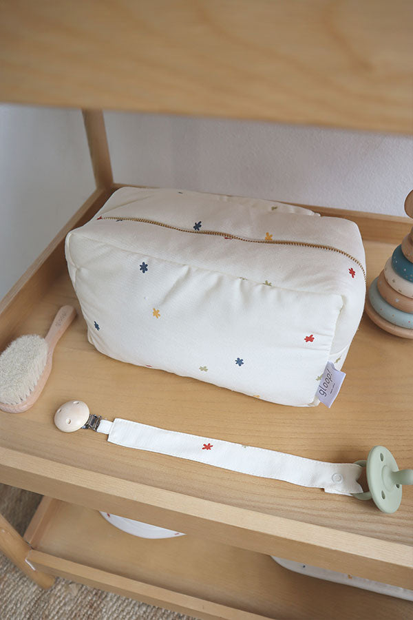 Beauty case impermeabile - 100% Cotone Biologico