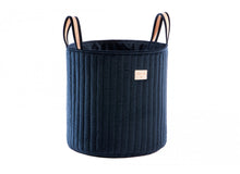 Cesta portagiochi savanna - velluto ecologico 40x35x35cm