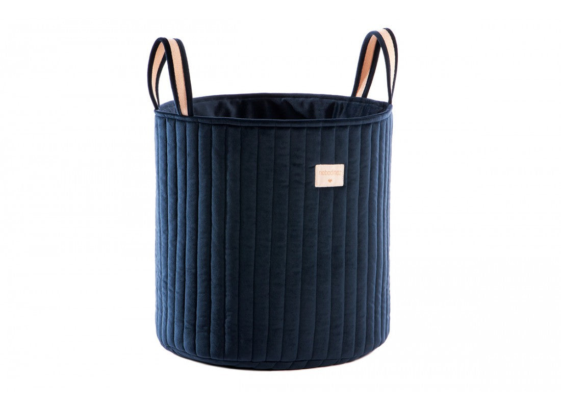 Cesta portagiochi savanna - velluto ecologico 40x35x35cm