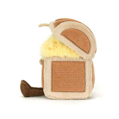 Peluche morbido scrigno del tesoro
